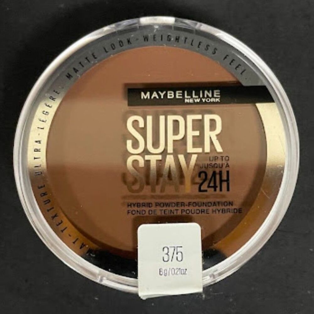 Maybelline Superstay 24hr Hybrid Powder-Foundation Shade 375